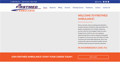 Desktop Screenshot of firstmedambulance.com